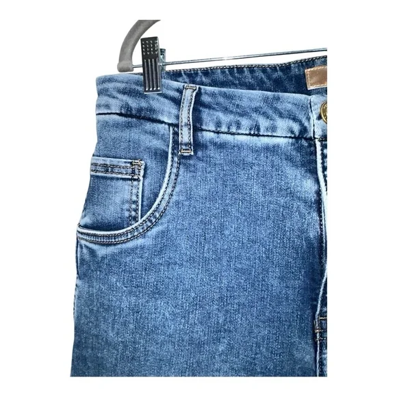 Kut From The Kloth Jodi High Rise Wide Leg  Blue Denim Women's Jeans  Size 12 - Picture 9 of 16